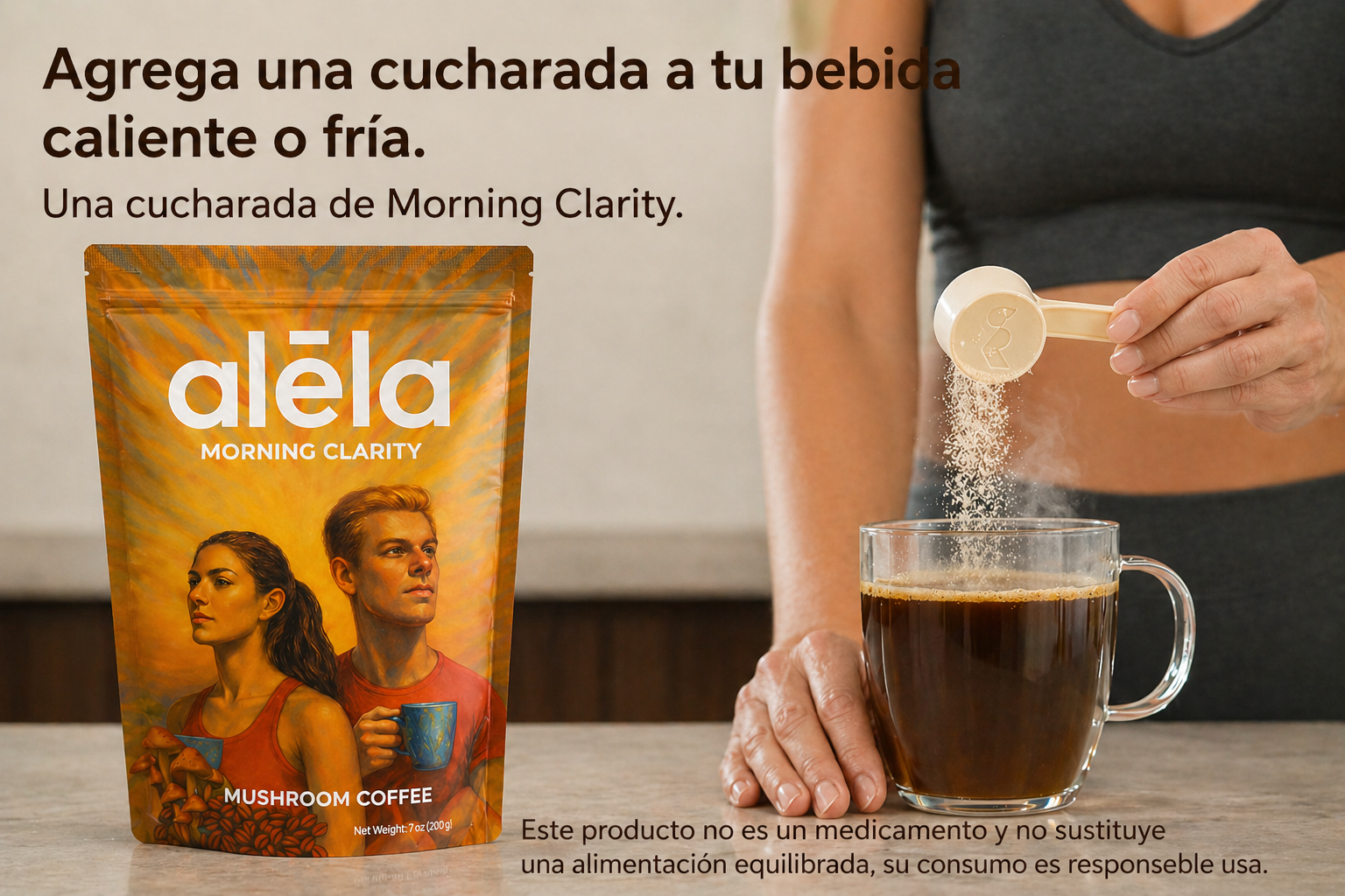 Morning Clarity – Café de Hongos con Colágeno | Energía y Enfoque Mental