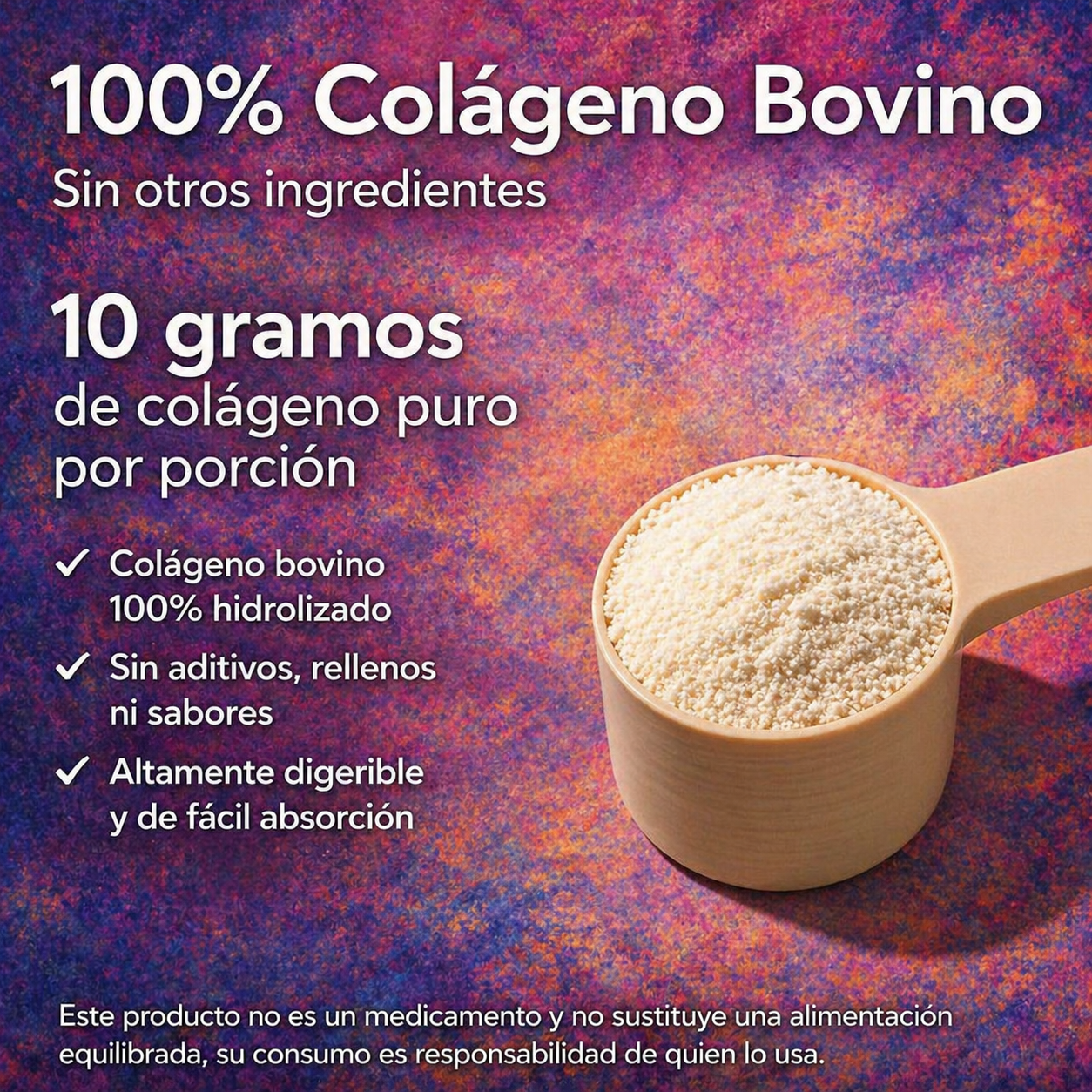 Vital Collagen – Colágeno Hidrolizado Diario | Piel, Cabello, Articulaciones